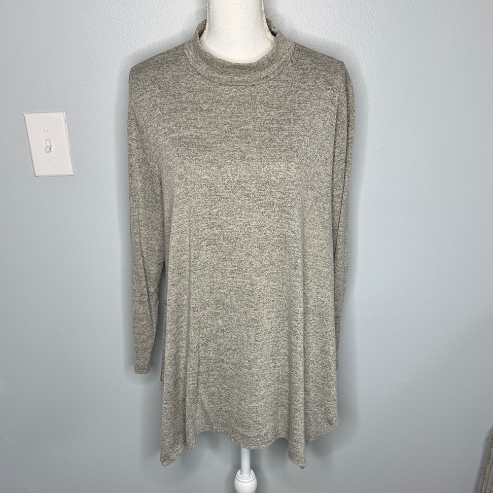 Style & Co heather gray sweater size 2x